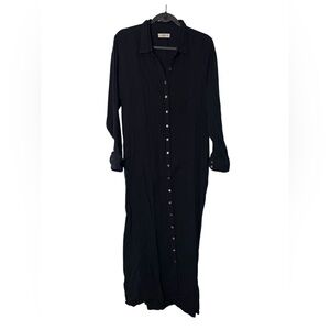 NATURAL LIFE Black Long Sleeve Maxi Dress